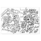 Раскраски для девочек набор «Пони», 4 шт. по 16 стр., формат А4 - Фото 4