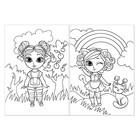 Раскраски для девочек набор «Принцессы», 6 шт. по 16 стр., формат А4 - фото 6254764