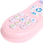 Обучающая игрушка «Умный пульт», цифры, формы, песни, звуки, цвет розовый - фото 3846188