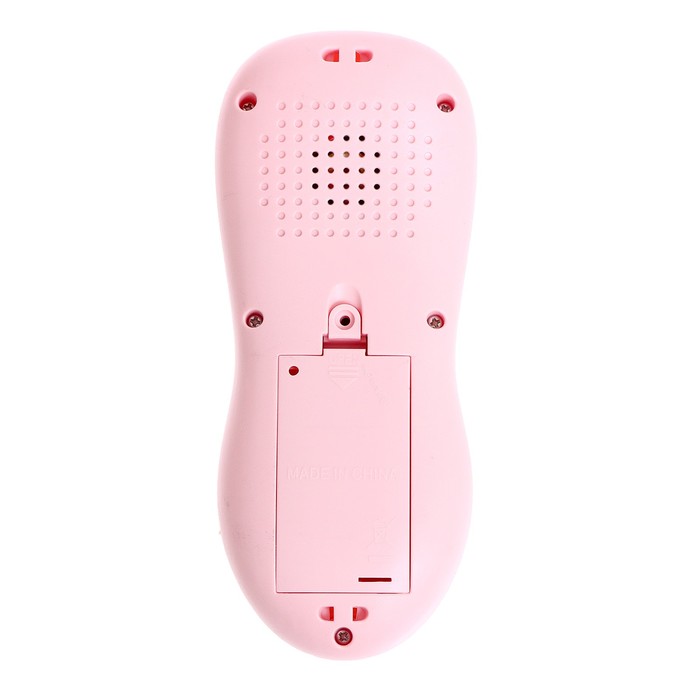 Обучающая игрушка «Умный пульт», цифры, формы, песни, звуки, цвет розовый - фото 1882012496