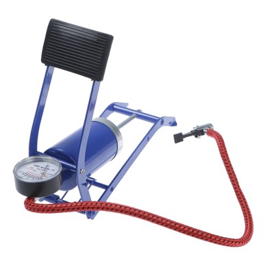 Насос ножной с манометром, 1 цилиндр, УЦЕНКА