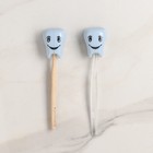 Набор футляров для зубных щёток QLux, 2 шт, цвет МИКС - Фото 2