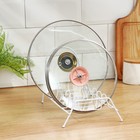 Подставка для крышек Доляна, 28.5×14×16.5 см, белая - Фото 2