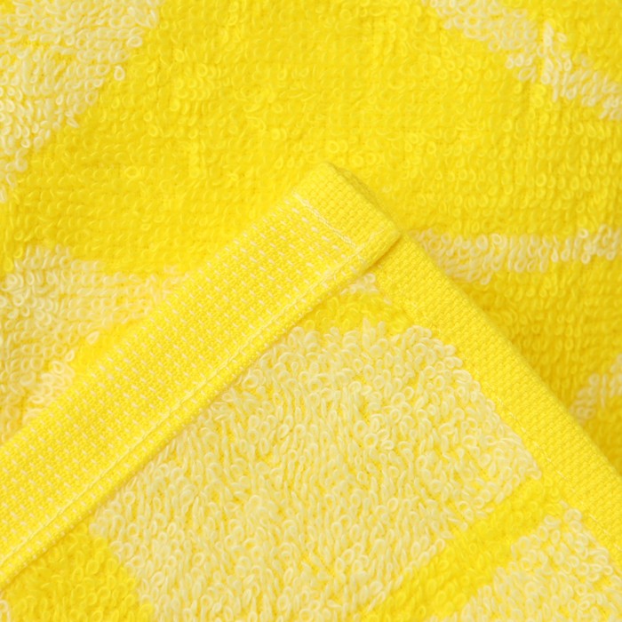 Полотенце махровое Lemon color, 100х150 см, цвет жёлтый - фото 1899730093