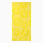 Полотенце махровое Lemon color 70х130см, цв.желтый, 360г/м, хлопок 100% - фото 318259425