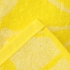 Полотенце махровое Lemon color 70х130см, цв.желтый, 360г/м, хлопок 100% - Фото 3