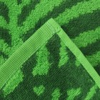 Полотенце махровое Tropical color 100х150см, цв.зеленый, 360г/м, хлопок 100% - Фото 3
