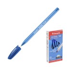 Ручка шариковая Luxor InkGlide 100 Icy синяя, 0,7мм, трехгран 16702/12 Bx - Фото 4