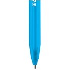 Ручка шариковая Luxor InkGlide 100 Icy синяя, 0,7мм, трехгран, корпус ассорти 16700/50 Tub - Фото 4