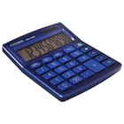 Калькулятор настольный Citizen "SDC-810NR", 10-ти разрядный 102 х 124 х 25, двойное питание, синий - Фото 2