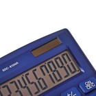 Калькулятор настольный Citizen "SDC-810NR", 10-ти разрядный 102 х 124 х 25, двойное питание, синий - Фото 4