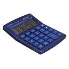 Калькулятор настольный Citizen "SDC-810NR", 10-ти разрядный 102 х 124 х 25, двойное питание, синий - фото 9561098