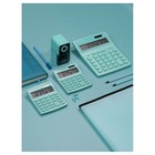 Калькулятор настольный Citizen "SDC-810NR", 10-разрядный, 124 х 102 х 25 мм, двойное питание, бирюзовый - Фото 5
