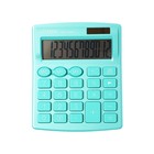 Калькулятор настольный Citizen "SDC-812NR", 12-разрядный, 124 х 102 х 25 мм, двойное питание, бирюзовый - Фото 3