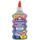 Клей канцелярский 200 г Elmers Glitter Glue, для слаймов, с блёстками, серебряный - Фото 1