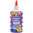 Клей канцелярский Elmers Glitter Glue, 200 г, 177 мл для слаймов, с блёстками, фиолетовый - Фото 1