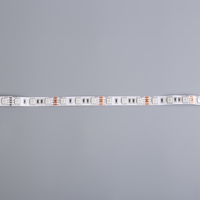 Светодиодная лента Ecola PRO 1 м, IP20, SMD5050, 60 LED/м, 14.4 Вт/м, 12 В, RGB - фото 1884977645