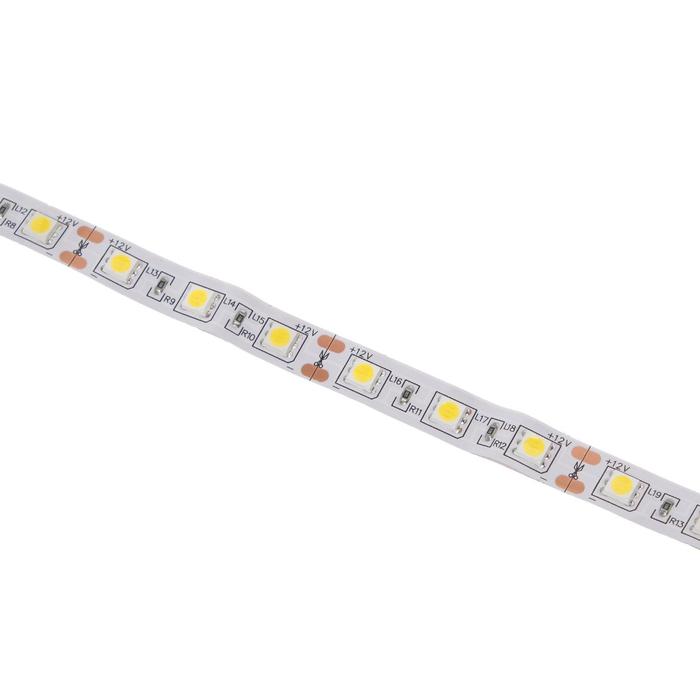 Светодиодная лента Ecola 3 м, IP20, SMD5050, 60 LED/м, 14.4 Вт/м, 12 В, 4200К - фото 1883498181