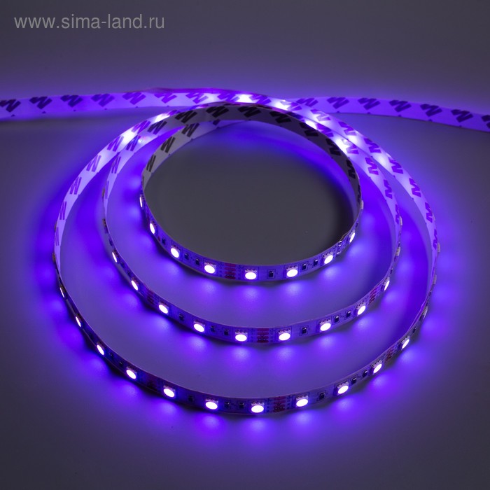 Светодиодная лента Ecola 3 м, IP20, SMD5050, 60 LED/м, 14.4 Вт/м, 12 В, RGB - Фото 1
