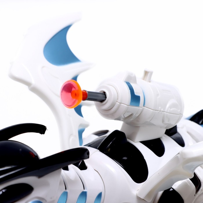 Робот дракон Dinorex IQ BOT, на пульте управления, интерактивный: стреляющий, звук, на батарейках - фото 1905603093