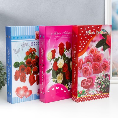 Фотоальбом на 300 фото 10×15 см «Розы», МИКС