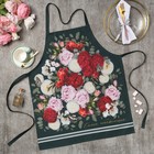 Фартук кухонный «Этель» Flowers, 60×70 см, 100% хлопок, саржа 190 г/м² - Фото 1