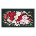 Полотенце «Этель» Flowers, 40×73 см, 100% хлопок, саржа 190 г/м² - Фото 2