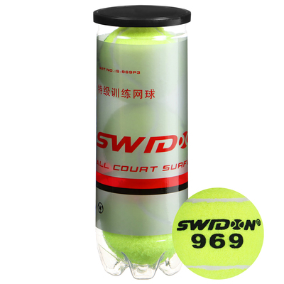 Набор мячей для большого тенниса SWIDON 969 тренировочный, 3 шт.