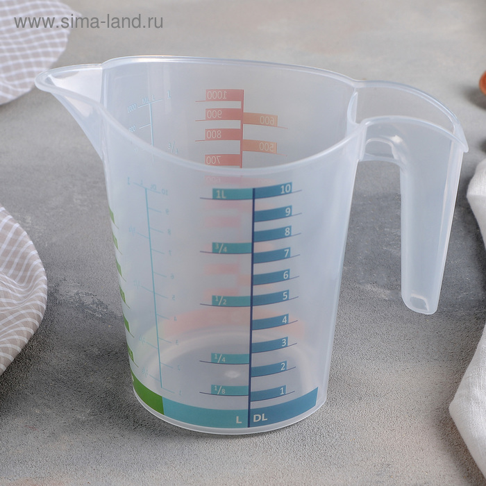 Кувшин мерный Titiz, от 950 до 1050 мл - Фото 1