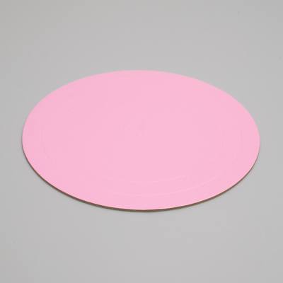 Подложка усиленная, под торт, золото-розовый, 26 см, 3.2 мм