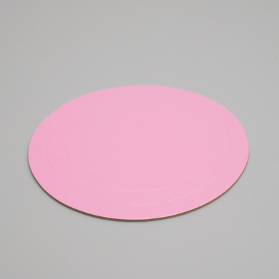 Подложка для торта усиленная, золото - розовый, 22 см, 3.2 мм