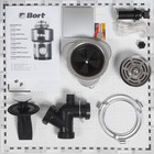 Измельчитель пищевых отходов Bort TITAN MAX Power FullControl, 780 Вт, 3 ступени, чёрный - Фото 6