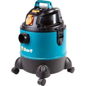 Пылесос Bort BSS-1220-Pro, 1250/250 Вт, сухая/влажная уборка, 20 л, синий