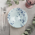 Салатник Magistro «Дали», d=18 см, стекло, голубой - Фото 2