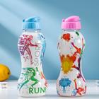 Бутылка для воды пластиковая QLux «Спортс», 8×21×8 см, цвет МИКС - Фото 3