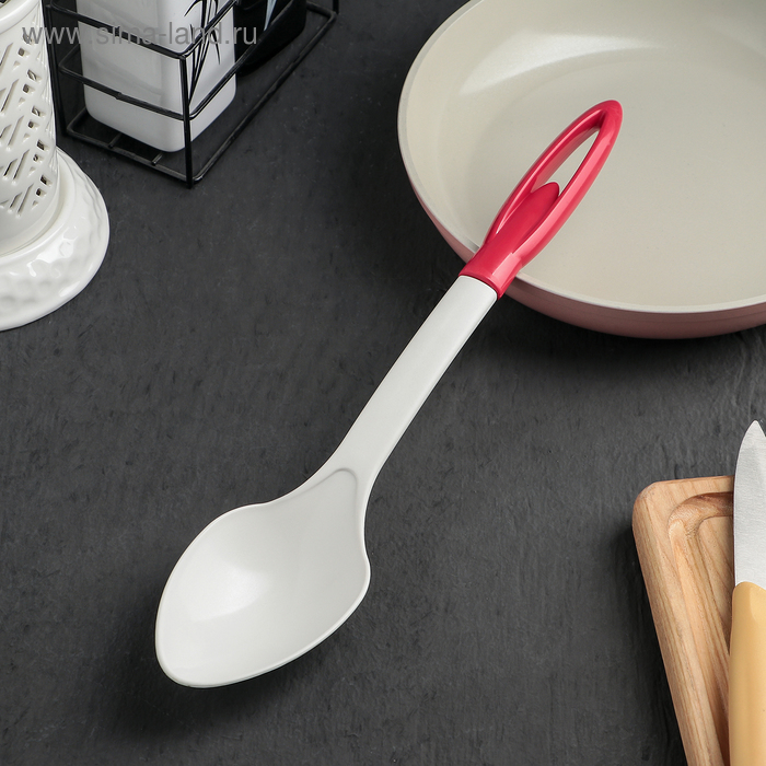 Ложка гарнирная «Белый жемчуг», 31 см - Фото 1