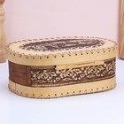 Хлебница-батонница с крышкой «Собор», 30×18×10 см, береста - Фото 2