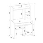Стол компьютерный «Интел 1», 900×600×1430 мм, цвет бодега тёмный / бодега светлый - Фото 3