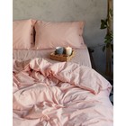 Постельное бельё Этель 1.5 сп 155*210см, 160*240 см, 50*70-2шт, цвет персик 100% жатый хлопок, 140гр/м2 - Фото 4