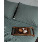 Постельное бельё Этель 1.5 сп 155*210см,160*240 см,50*70-2шт, цвет тёмно-зелёный, 100% жатый хлопок, 140гр/м2 - Фото 5