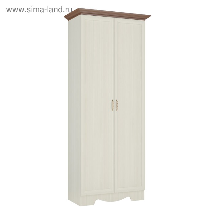 Шкаф двухдверный для одежды «Латте 2», 876×456×2134 мм, цвет бодега cветлый / орех донской - Фото 1