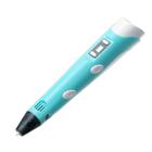 Комплект 3Д ручка с дисплеем голубая + пластик ABS 10 цветов по 10 метров - Фото 3