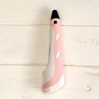 Комплект 3Д ручка с дисплеем розовая + пластик ABS 20 цветов по 10 метров - фото 51449776