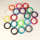 Комплект 3Д ручка с дисплеем розовая + пластик ABS 20 цветов по 10 метров - фото 51449779