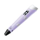 Комплект 3Д ручка NIT-PEN2 фиолетовая + пластик PLA 10 цветов по 10 метров - Фото 3