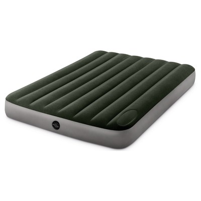 Матрас надувной DURA-BEAM FULL, 137×191×25 см, с встроенным ножным насосом, 64762 INTEX