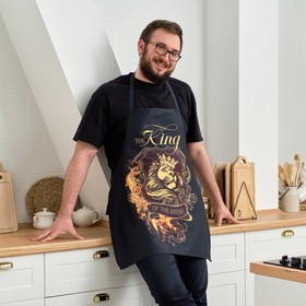 Фартук "Этель" The King of the kitchen 73х71 см, 100% хлопок, саржа 190 гр/м2