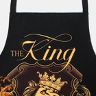 Фартук "Этель" The King of the kitchen 73х71 см, 100% хлопок, саржа 190 гр/м2 4645795 - фото 1076361