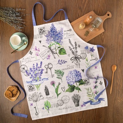 Фартук «Этель. Любимая бабушка», 70×60 см, 100% хлопок, саржа 190 г/м²