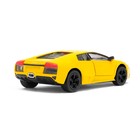 Машина металлическая Lamborghini Murcielago LP640, масштаб 1:36, открываются двери, инерция, цвет жёлтый - Фото 3